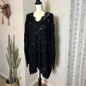 SHEIN Off-Shoulder Knitted Light Weight Sweater - 3XL